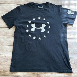 Under Armour, black, men's medium T-shirt